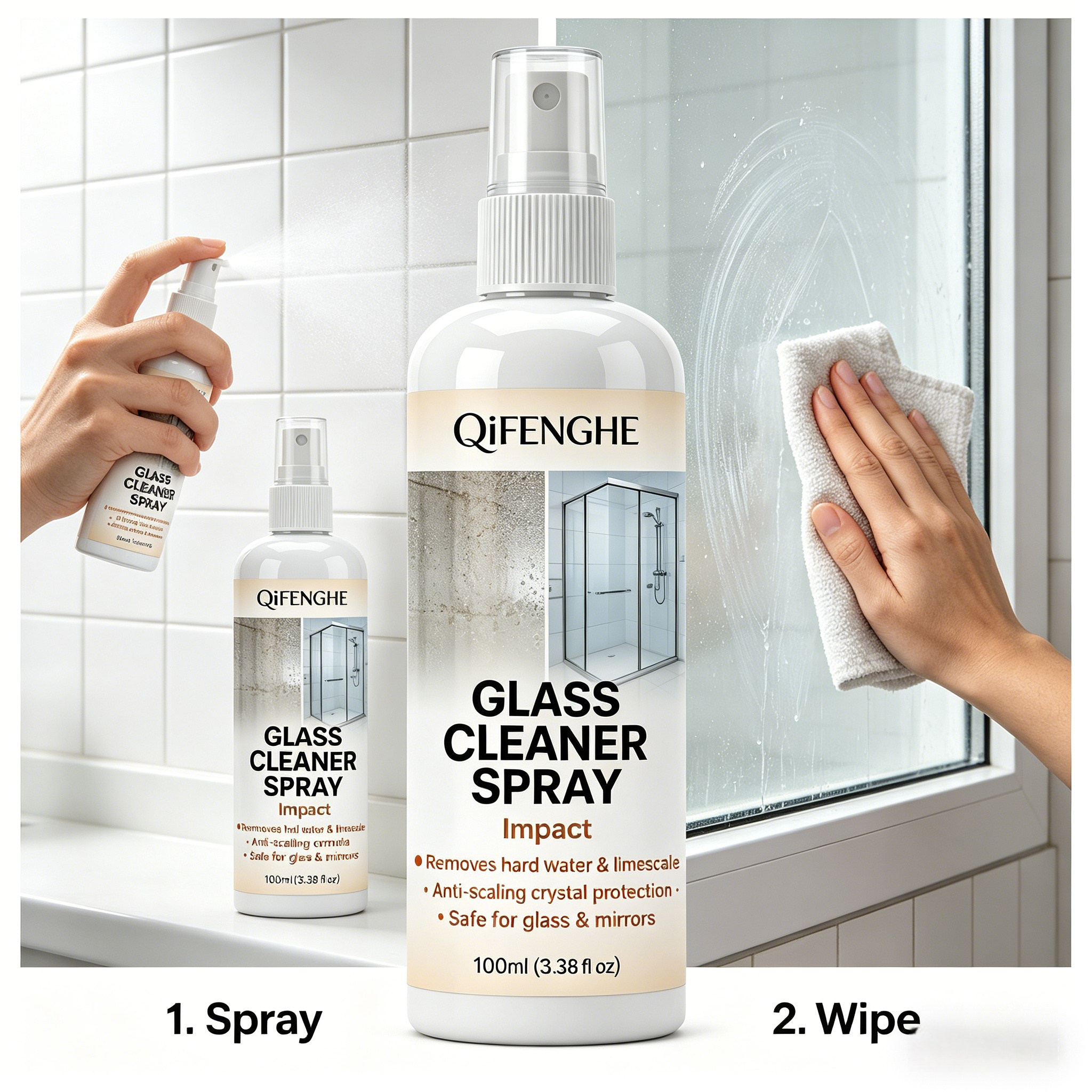 Instant Hard Water Stain Remov - Glass Cleaner Streak 评论和价格