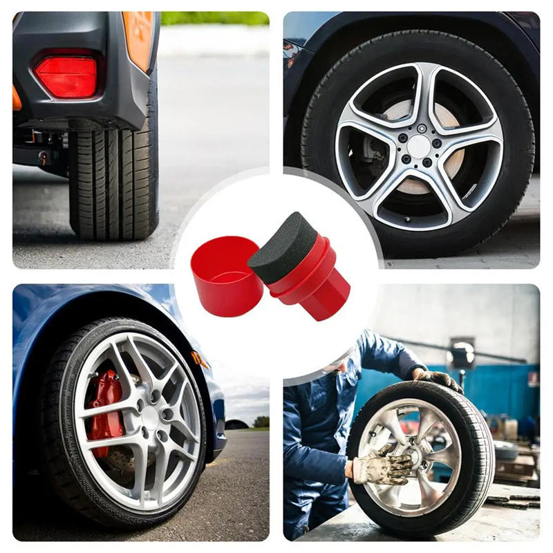 Curved Car Tire Waxing Sponge  - Wax Applicator Pad 评论和价格