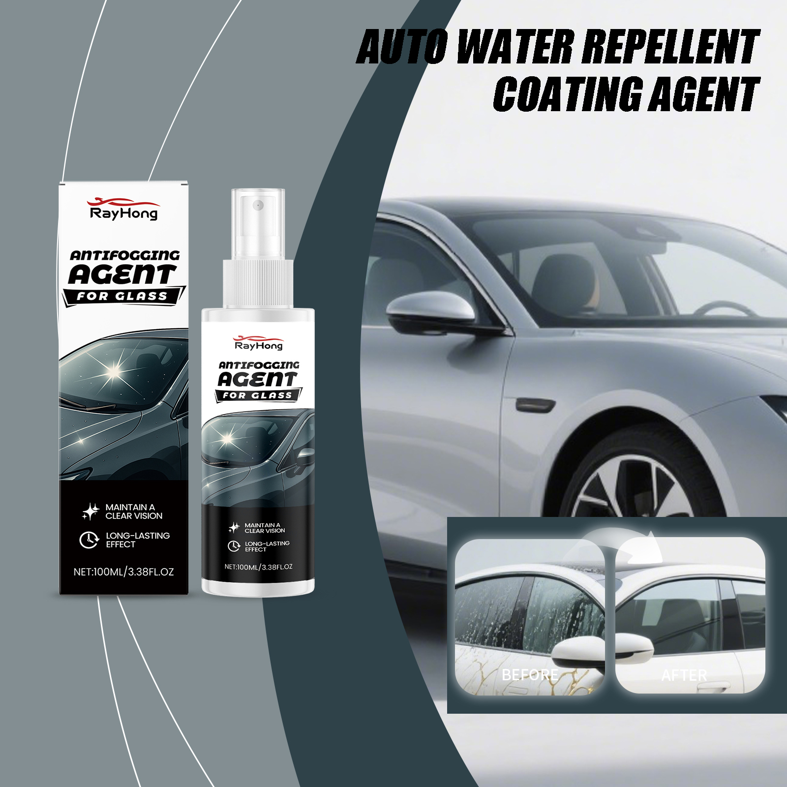 Cars Glass Anti-Rain Spray Aut - Car Shampoo Ph 评论和价格