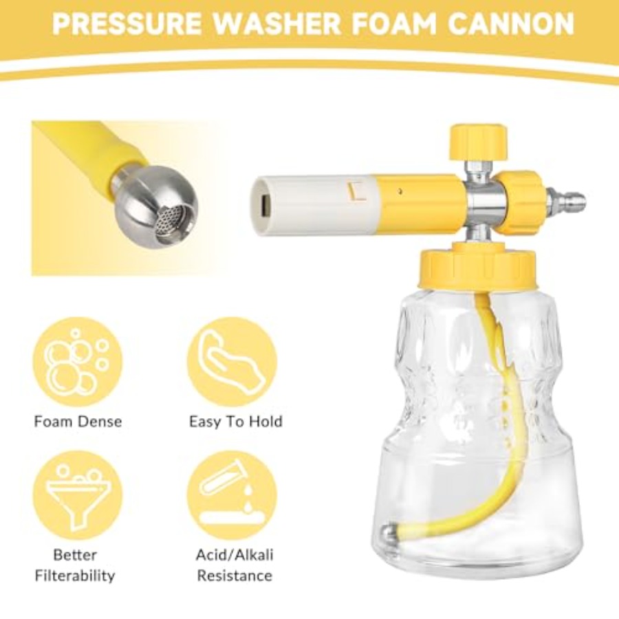 Foam Cannon for Pressure Washe - Foam Cannon Car Wash 评论和价格