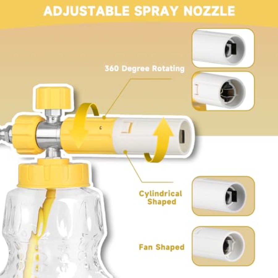 Foam Cannon for Pressure Washe - Foam Cannon Car Wash 评论和价格