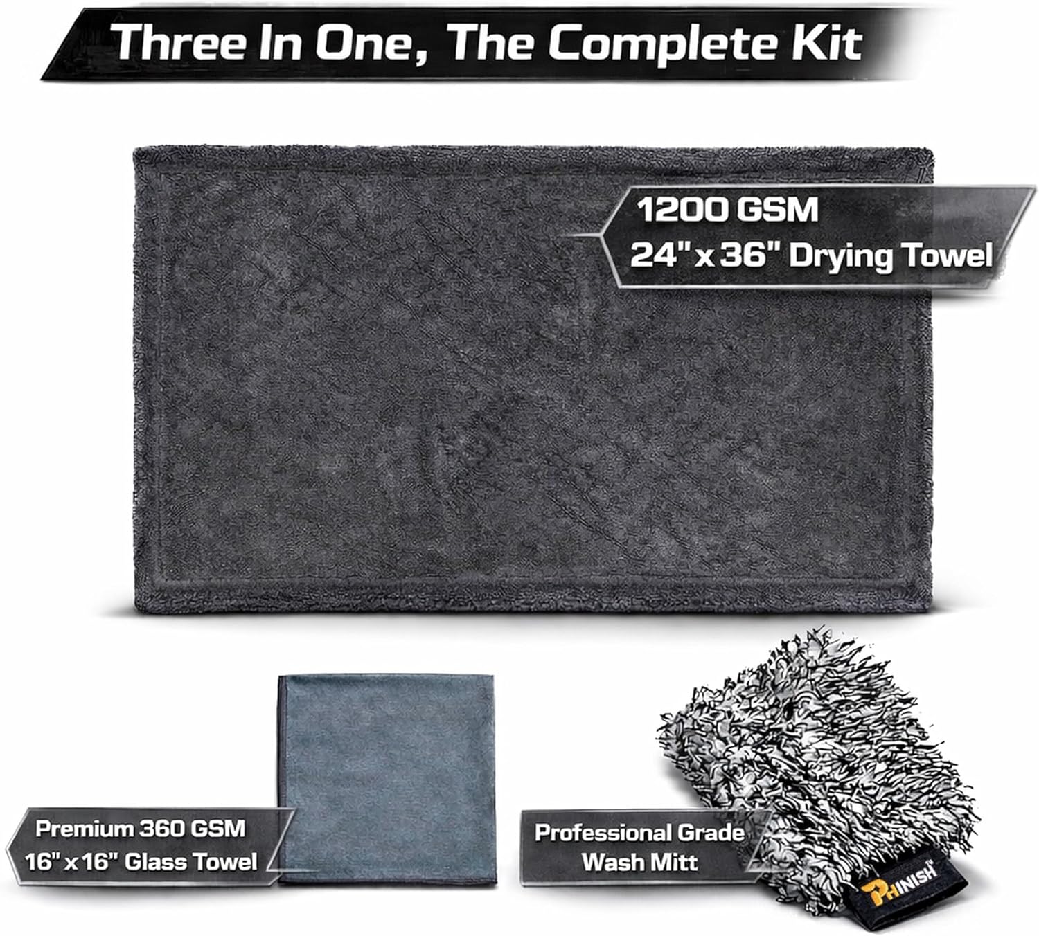 24x36 Car Drying Towel 1200 GS - Microfiber Towel Detailing 评论和价格