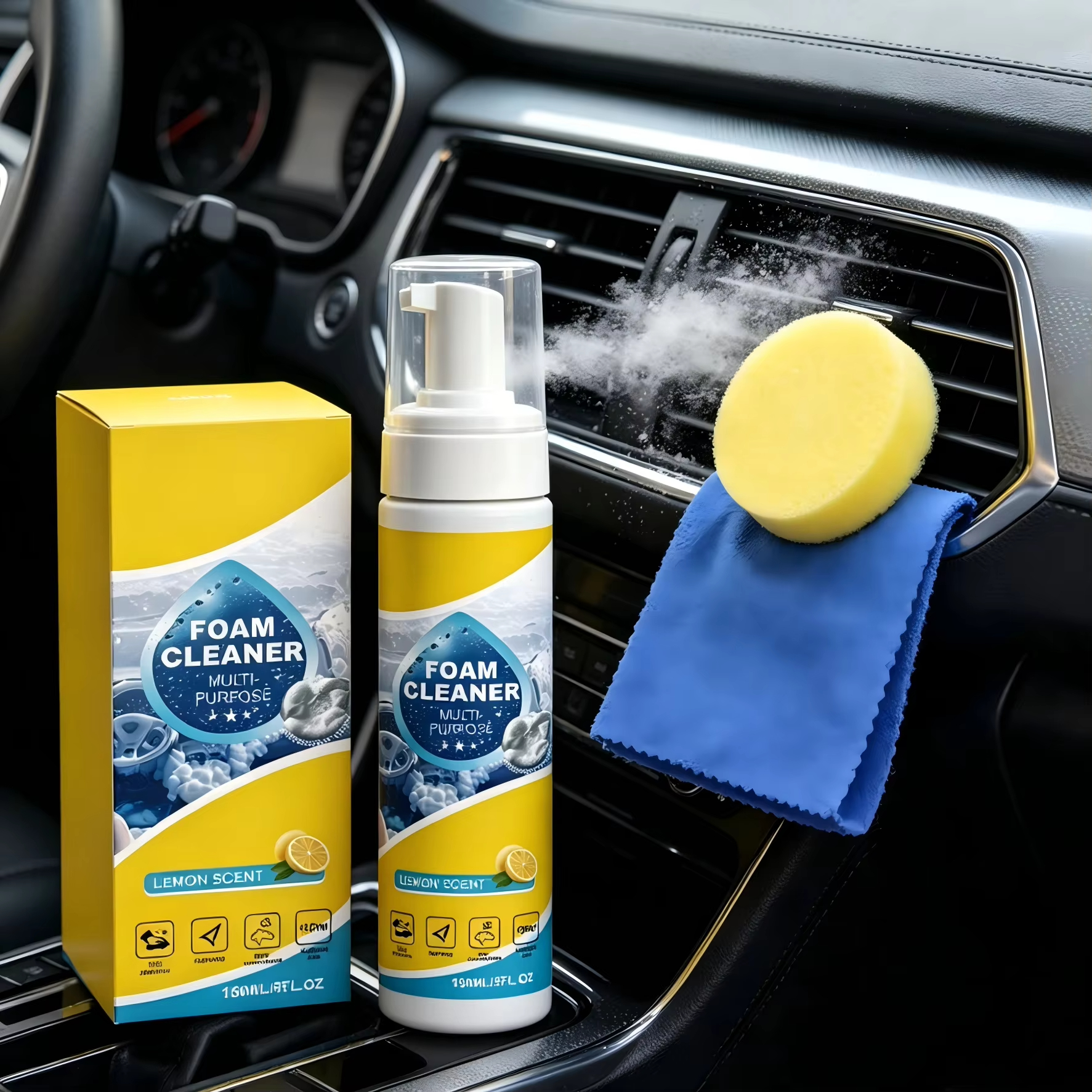 Multi-Purpose Foam Car Interio - Leather Cleaner Interior 评论和价格