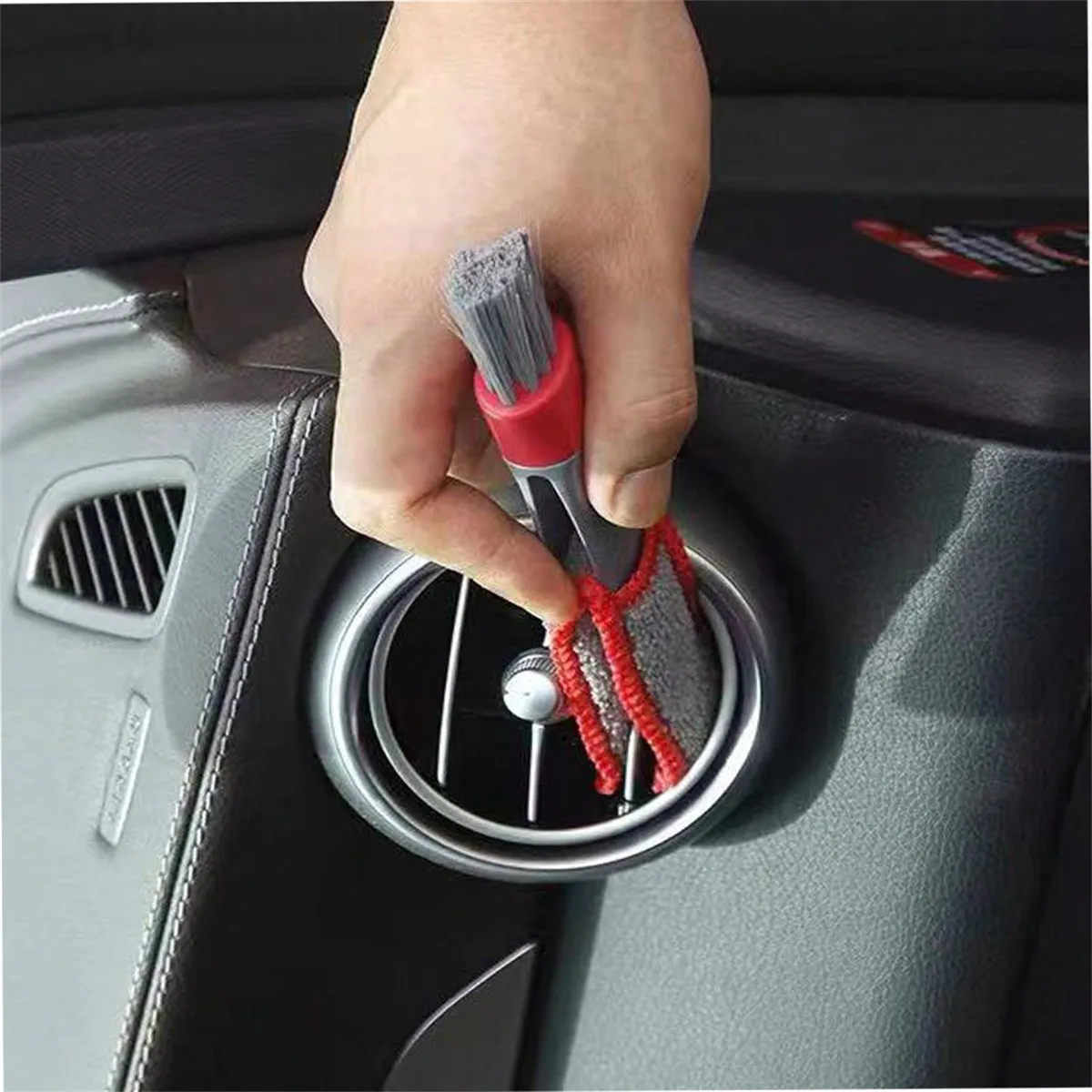 1pc Double-Headed Brush, Car A - Car Cleaning Brush 评论和价格