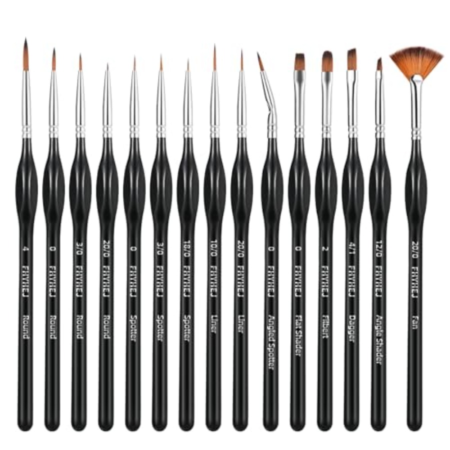 Detail Paint Brushes Set, 15PC - Detailing Brush Set 评论和价格
