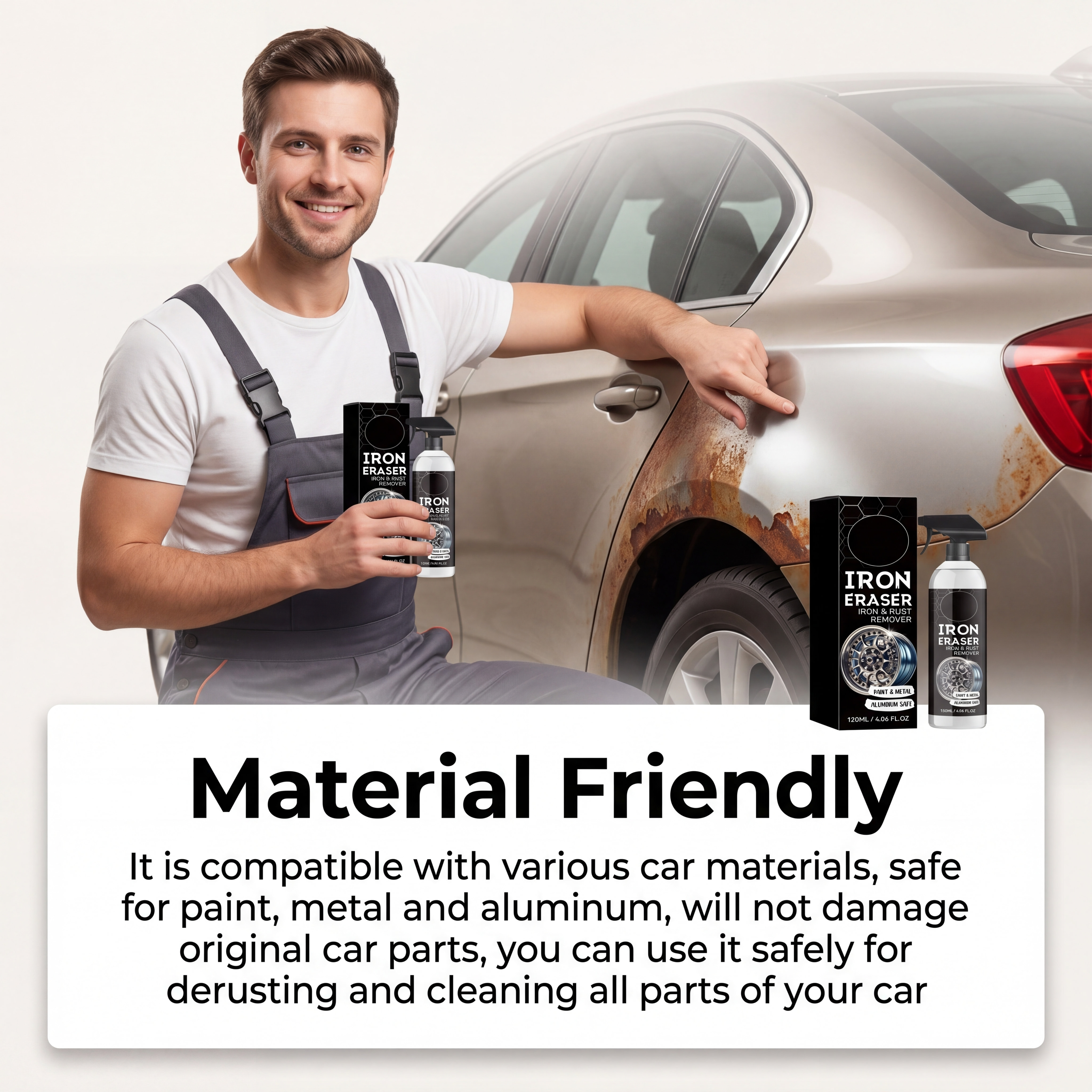 Car Rust Remover Spray Powerfu - Wheel Cleaner Alloy 评论和价格