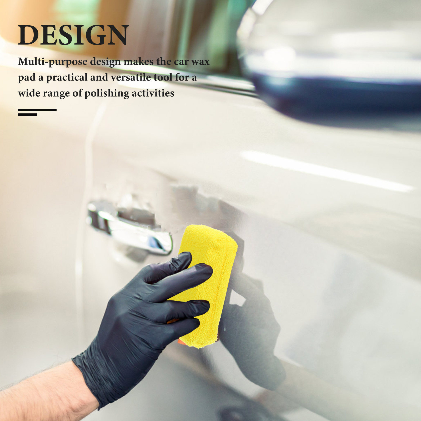 5Pcs Car Waxing Pads Compact L - Wax Applicator Pad 评论和价格