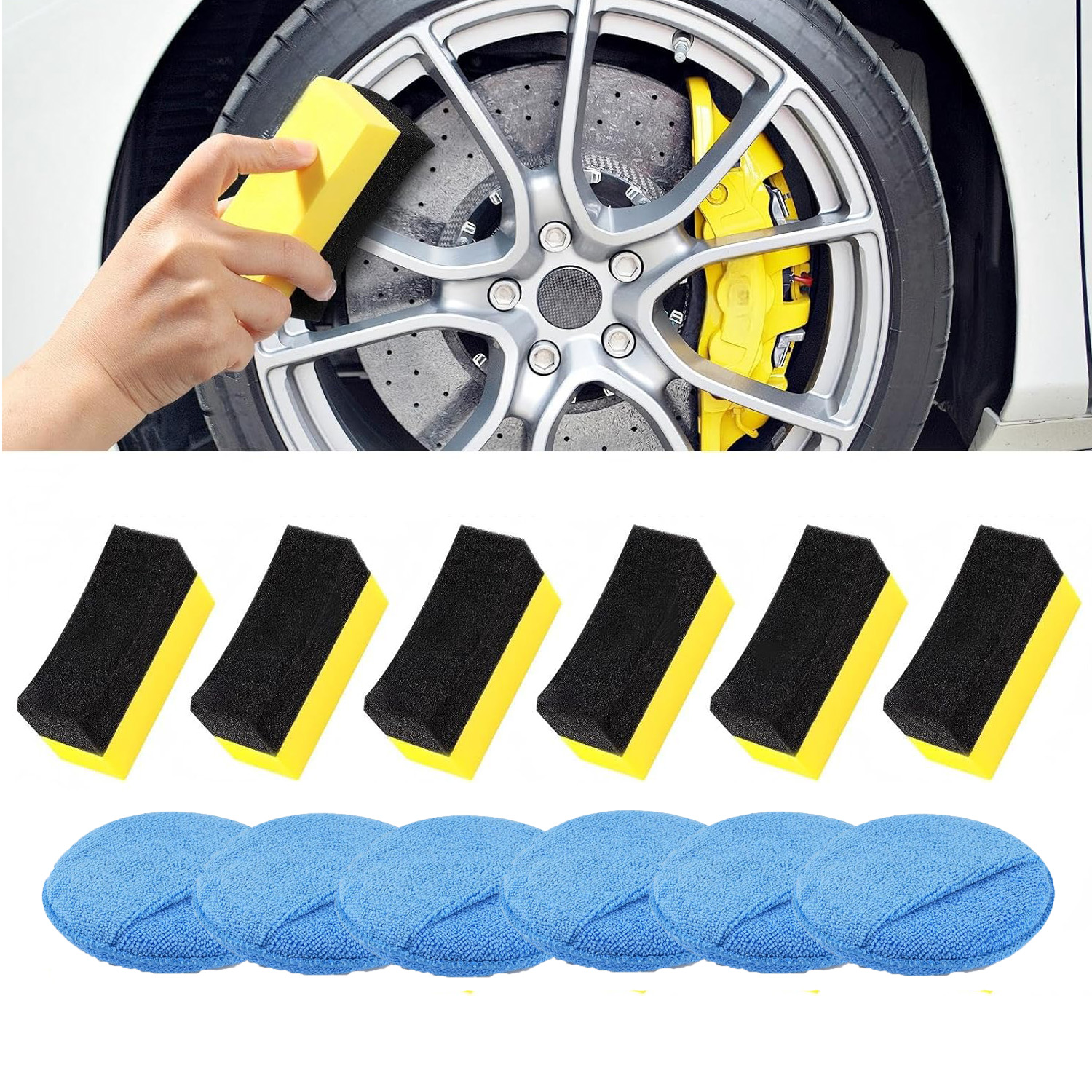 Auto Cleaning Sponge Brush Wax - Wax Applicator Pad 评论和价格