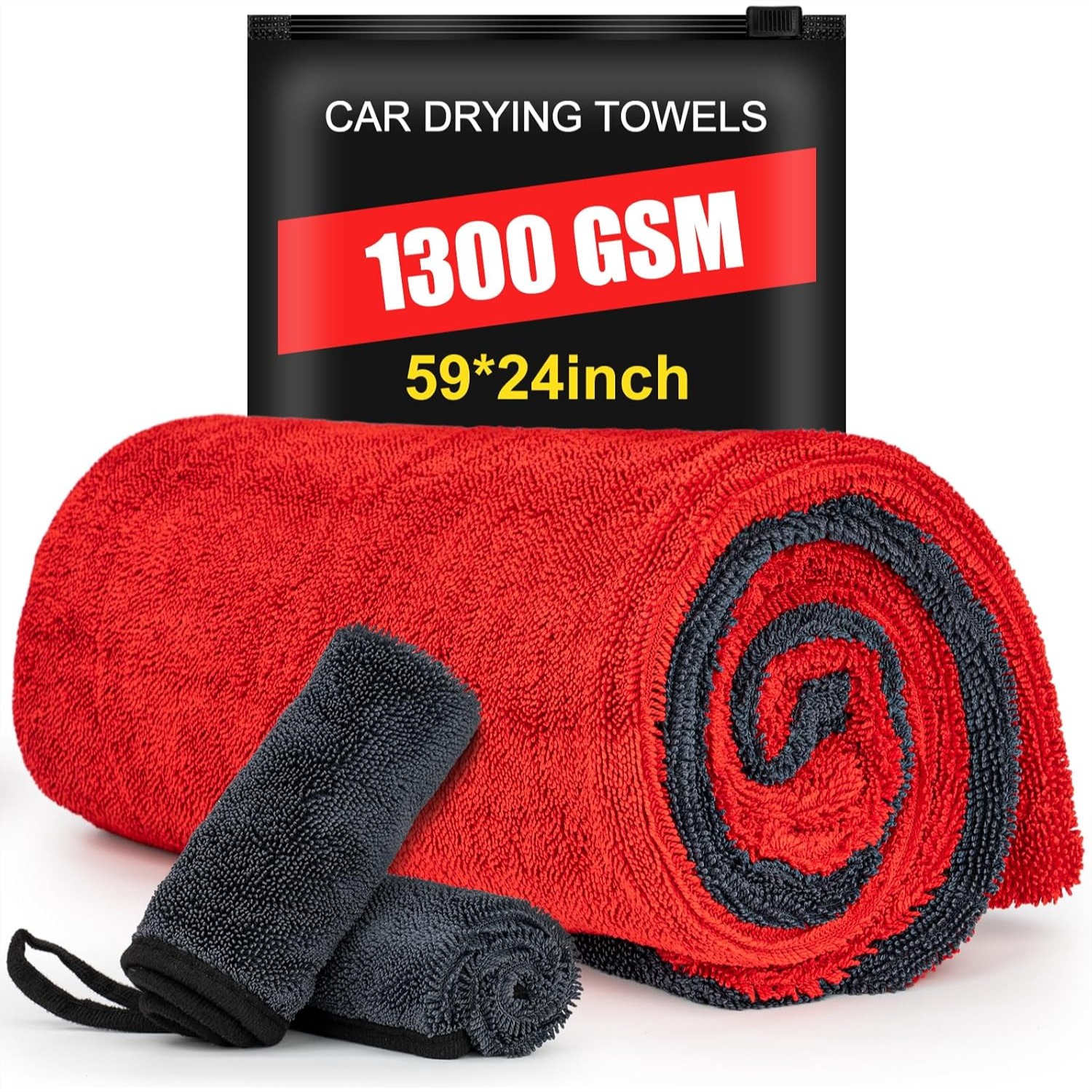 3-Pack Car Drying Towel Microf - Microfiber Towel Detailing 评论和价格