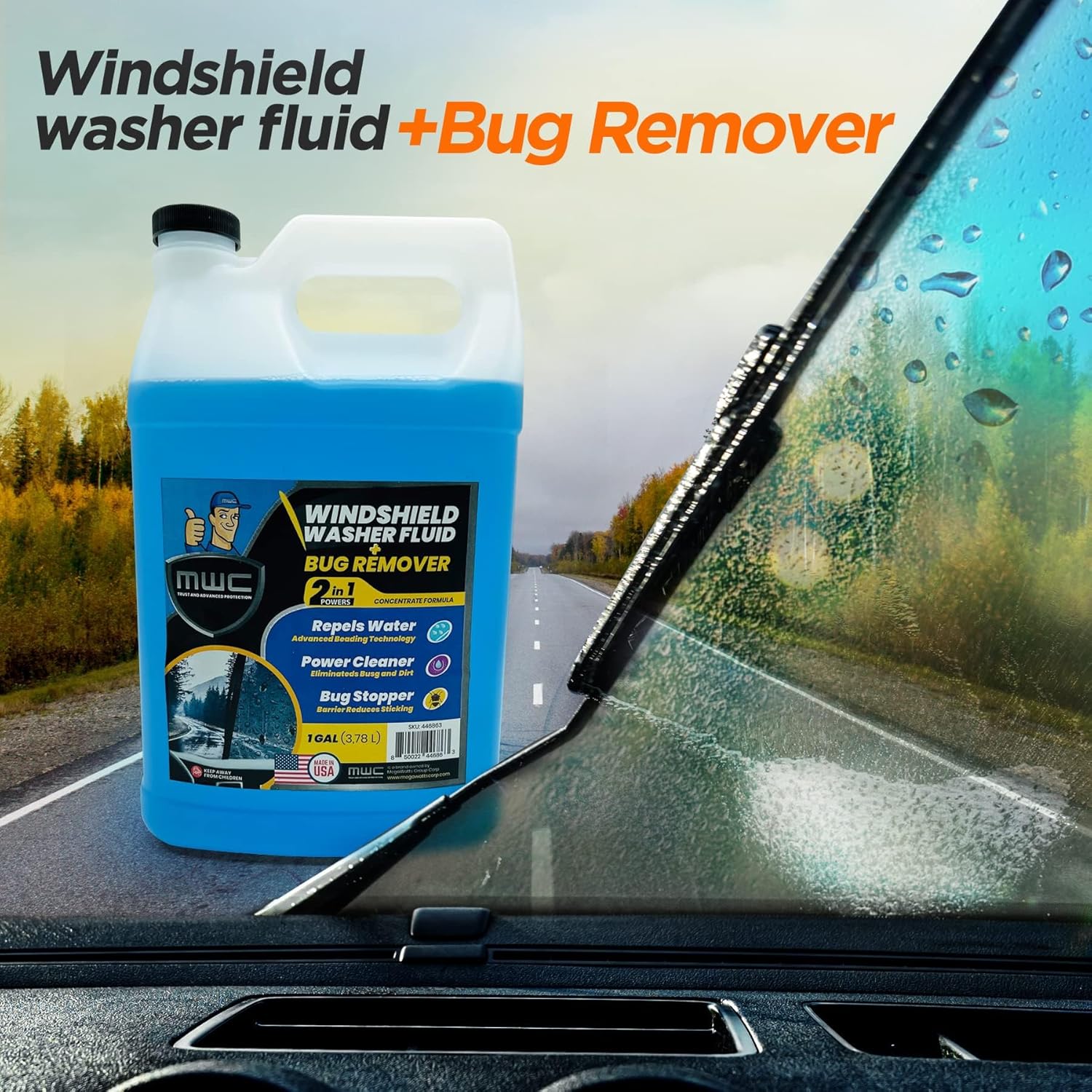 Windshield Washer Fluid, Ready - Glass Cleaner Streak 评论和价格
