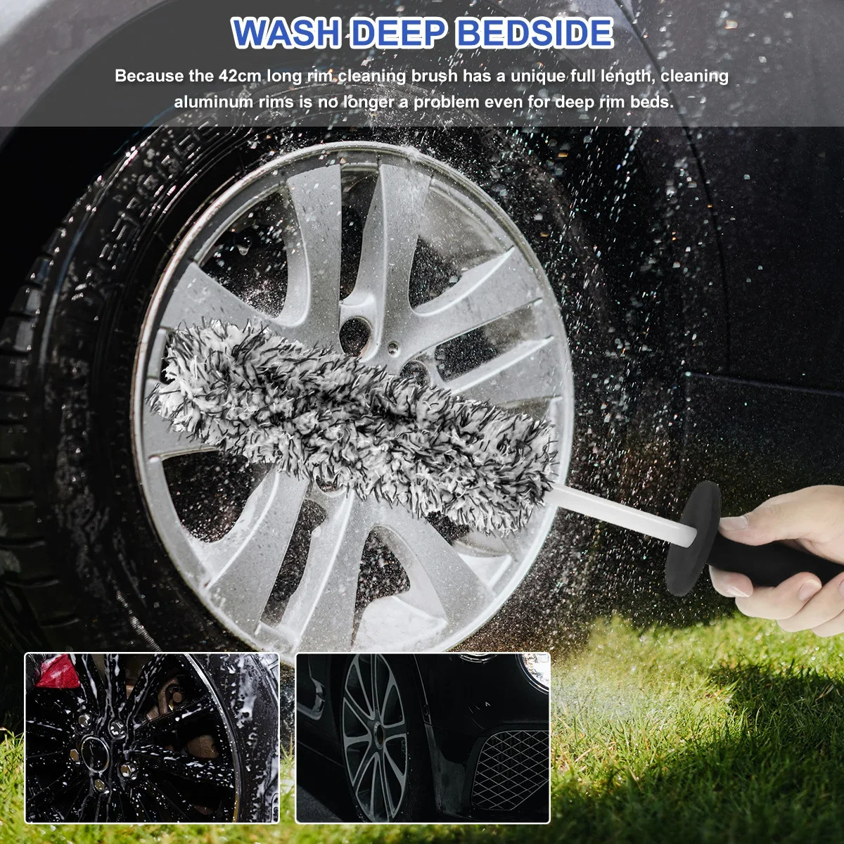 Car Alloy Wheel Cleaning Brush - Wheel Cleaner Alloy 评论和价格