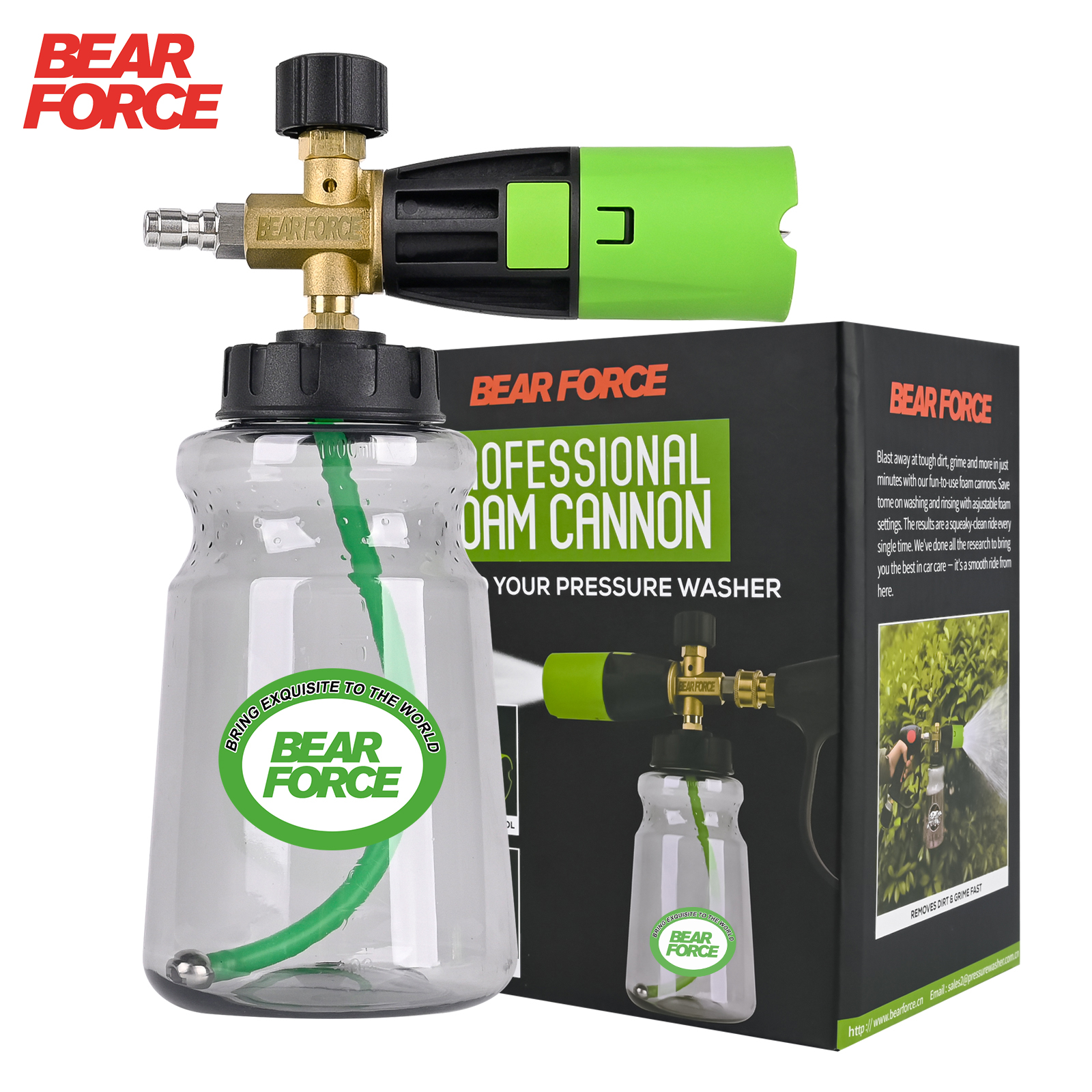 BEAR FORCE Innovative Pressure - Foam Cannon Car Wash 评论和价格