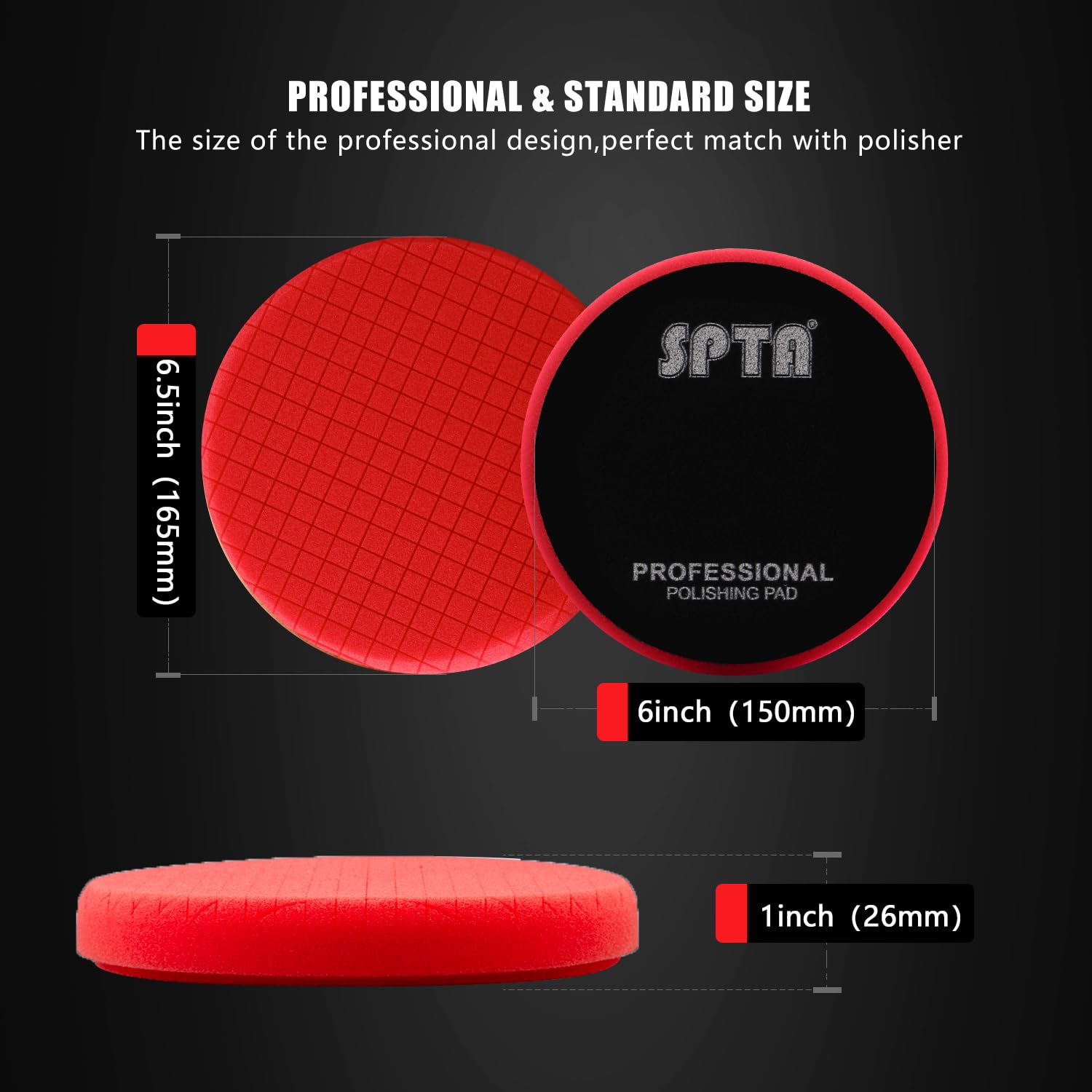 Red Ultra-Fine Polishing Pad S - Polish Pad Set Buffer 评论和价格