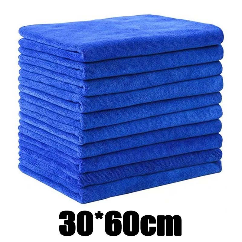 2PCS Royal Blue Soft Non-Scrat - Microfiber Towel Detailing 评论和价格