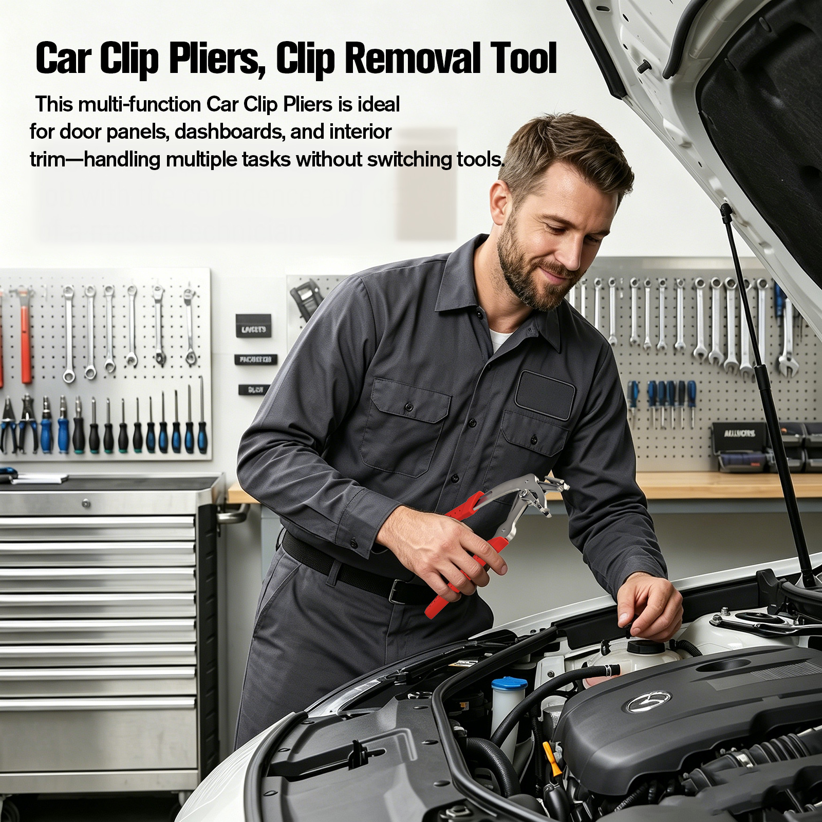 Car Clip Pliers with 40PCS Aut - Trim Restorer Plastic 评论和价格