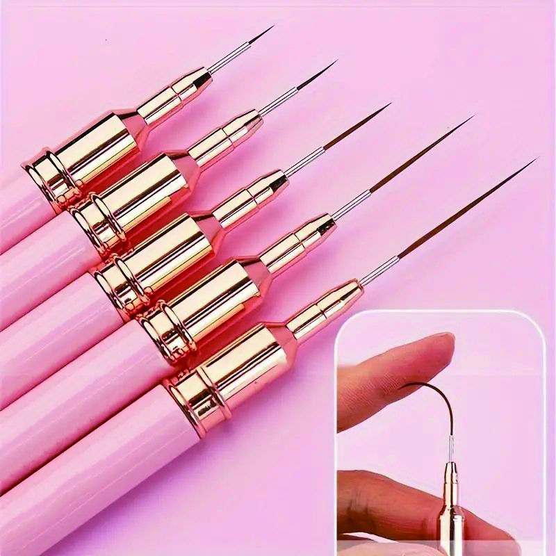 5-Piece Nail Art Pen Set, Ultr - Detailing Brush Set 评论和价格